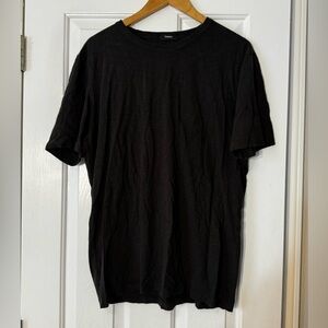 Theory Men's XL Essential Tee Black Short Sleeve 100% Cotton Crewneck